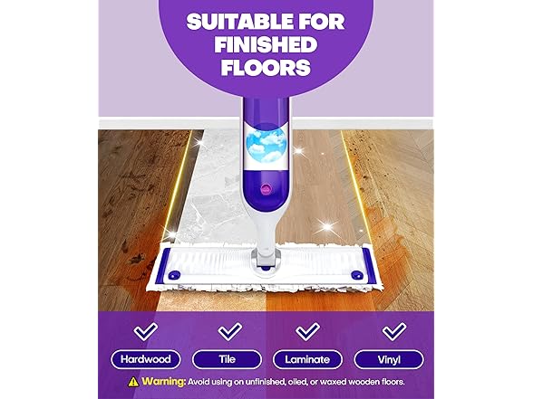 Domudy Mop Pad Refills for Swiffer Power Mop