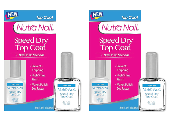 Nutra Nail 2Pk Speed Dry Top Coat