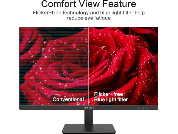 Viewedge 27 inch Monitor with QHD 2560 x 1440 IPS 75hz Computer Monitor (Open Box)