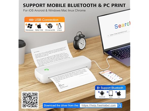 MinZhi Portable Thermal Printer
