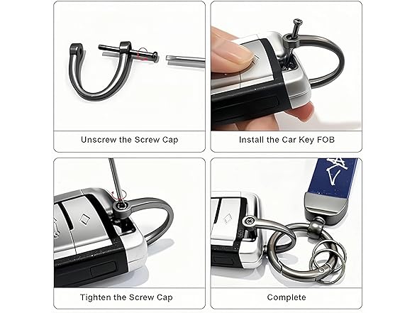 Tesla Cybertruck Keychain Blue