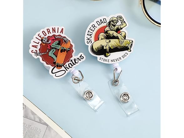 Ldcttcy Badge Reel Retractable ID Holder