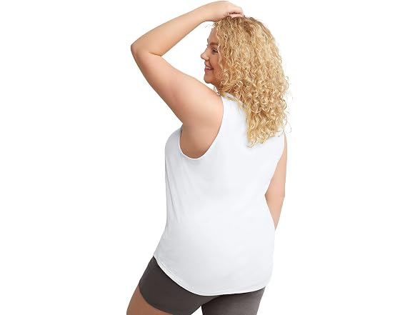 Hanes Women (XS) Originals Tank Top White