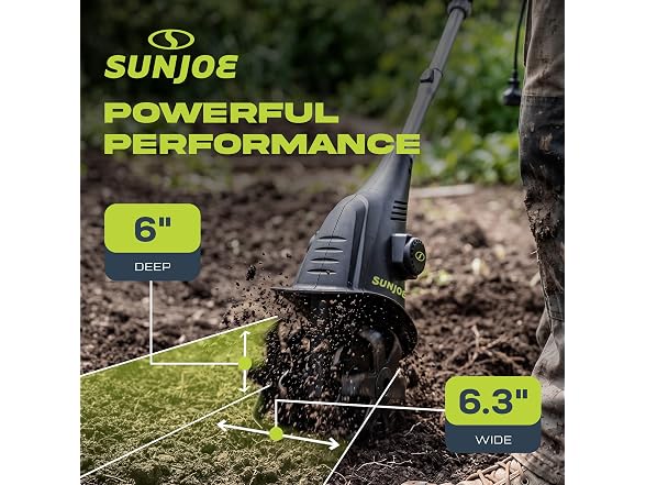 Sun Joe Corded Electric Garden Cultivator