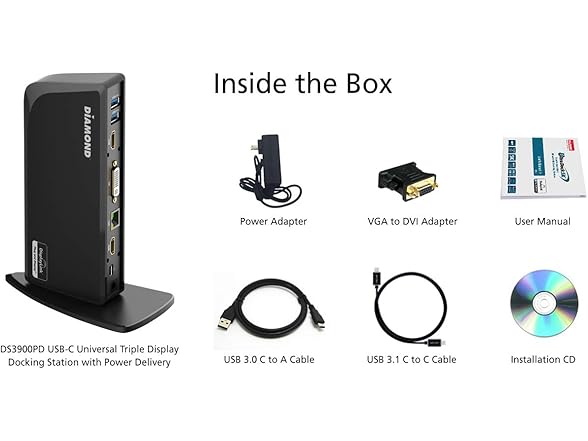 Diamond Triple Display 4K Universal Docking Station