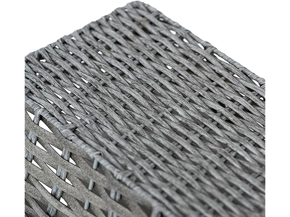 Sukkiri Homu Wicker Storage Basket with Handles, 2-Pack 