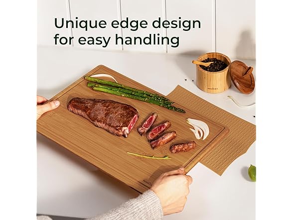 2Pcs Bamboo Cutting Board