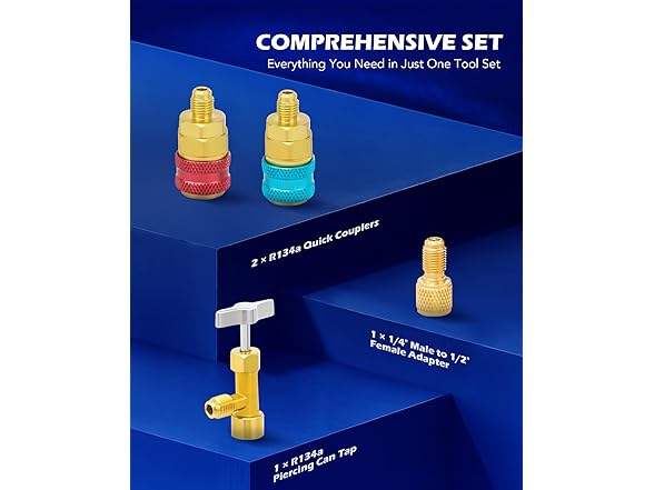 Orion Motor Tech AC Manifold Gauge Set
