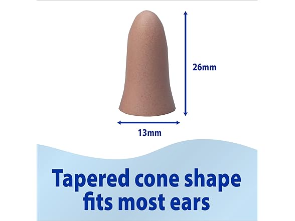TheraCare Soft Foam Earplugs, 50 Pairs Per Jar