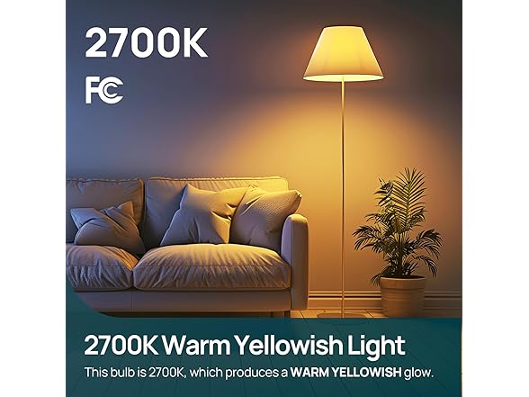 Linkind A19 LED Light Bulbs Dimmable, 60W Equivalent