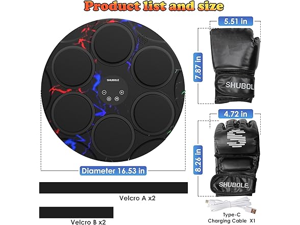 Music Boxing Machine with Gloves