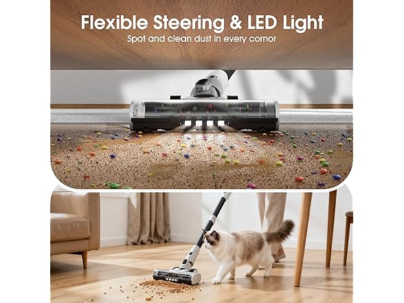 Klarpul 600W 50KPA Cordless Vacuum Cleaner