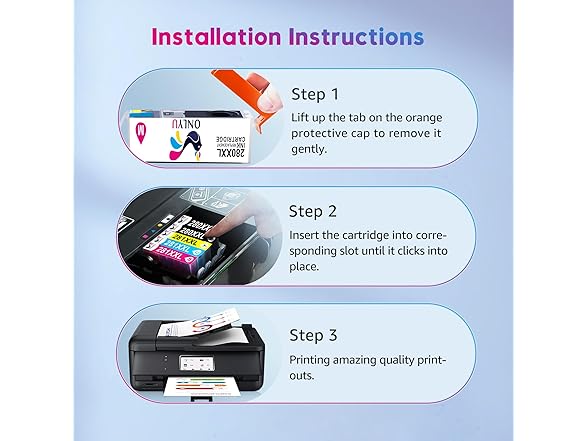ONLYU Compatible Ink Cartridge Replacement