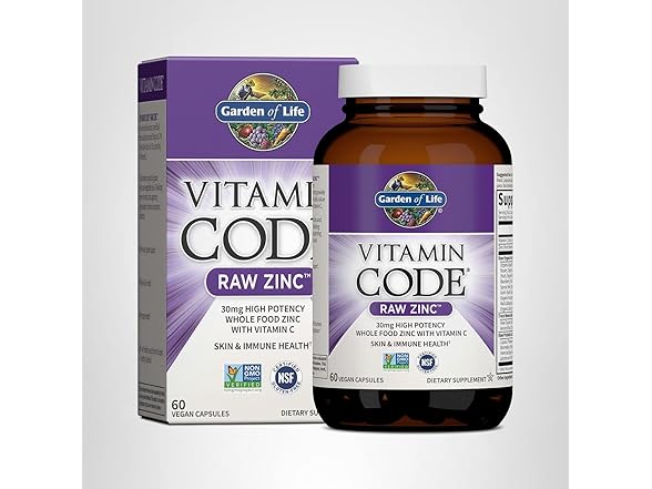 Garden of Life Zinc 60ct