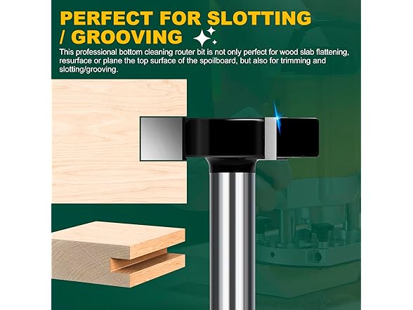CNC Spoilboard Surfacing Router Bit
