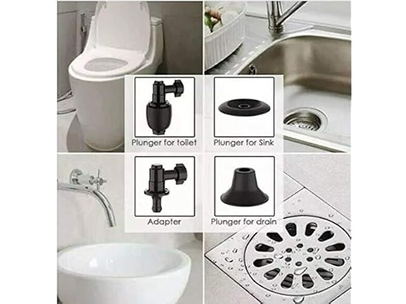 New Innovation Manual Drain Cleaner, Toilet Plunger