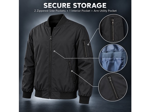 Mens Lightweight Bomber Jacket
