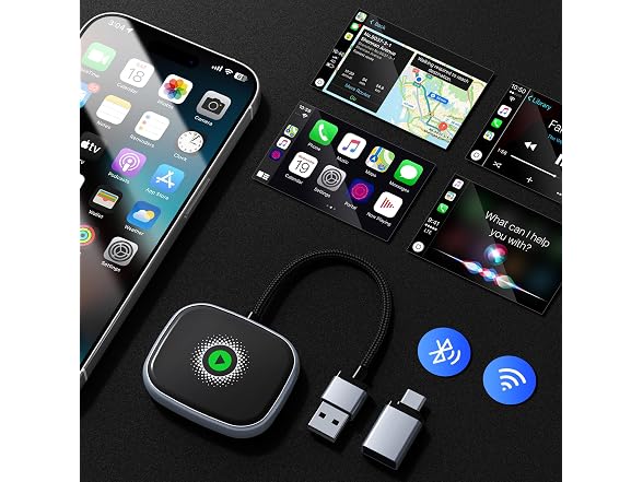 vnilrgle Wireless CarPlay Adapter for iPhone