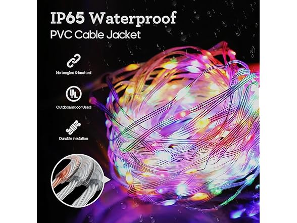 Multicolor Outdoor String Lights