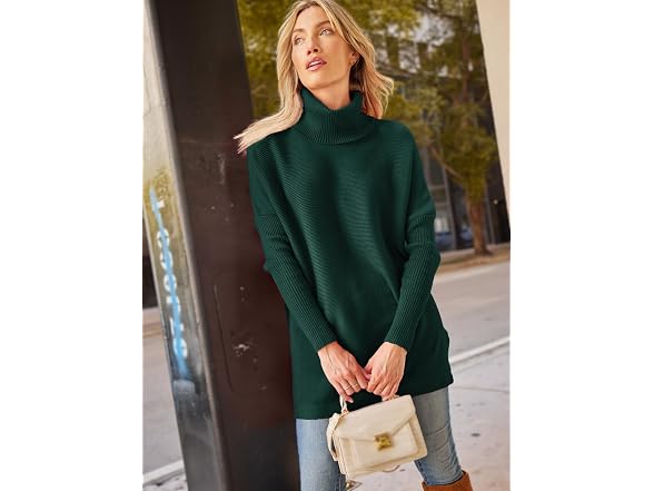 Lillusory Women (XL) Turtleneck Oversized Sweaters