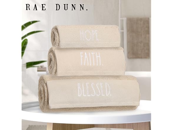 Rae Dunn 6pc Towel Set
