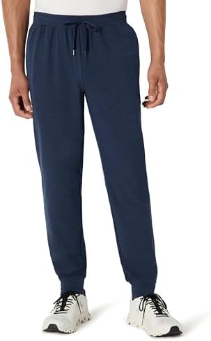 Amazon Essentials Men's Athletic Soft Performance Lightweight Gym Workout Tapered Track Sweatpants