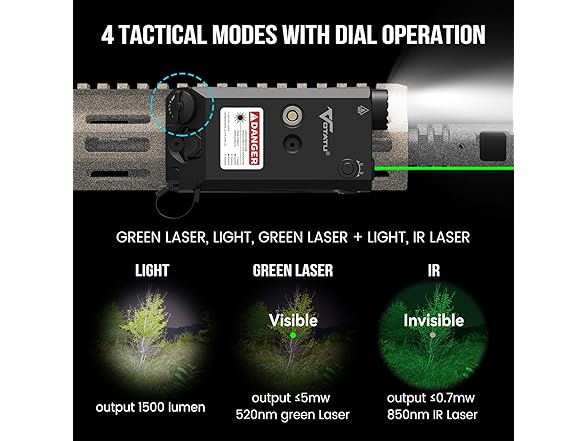 VOTATU V840 Green &IR Laser Light Combo