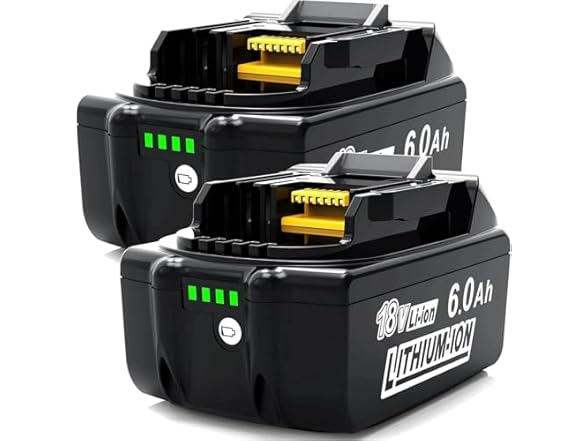 Simple Plus Replacement Battery Makita 18V 6Ah 2pk