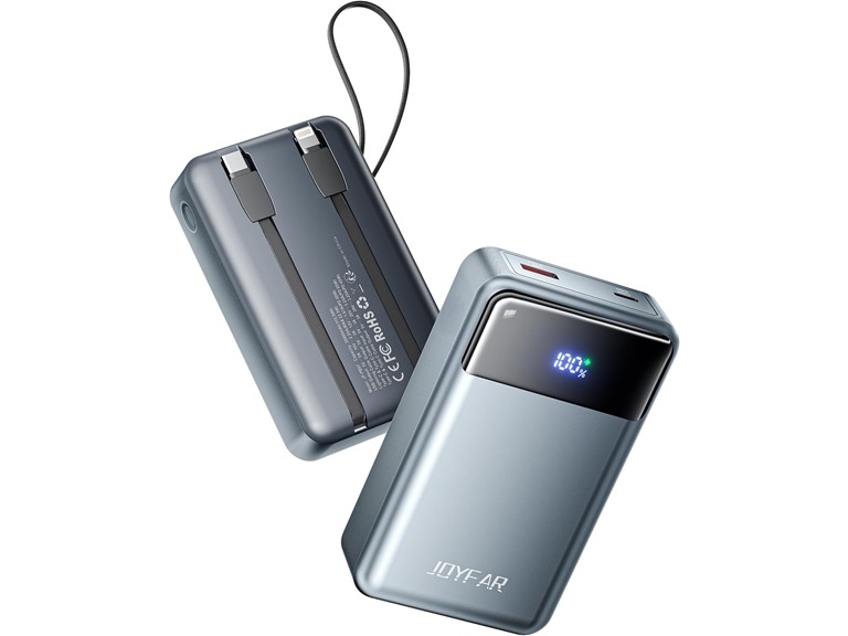 Joyfar Power Bank 65W Gray 2PK