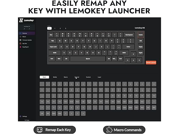 LEMOKEY X6 Wired Mechanical Keyboard