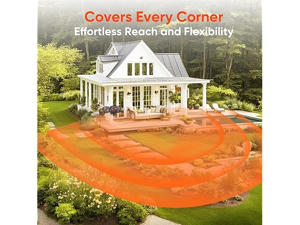 NEOTEC Retractable Garden Hose Reel 1/2 in x 65 Ft Wall Mounted, Lightweight & Durable, 9-Function Sprayer Nozzle, Any Length Lock, Slow Return & 180° Swivel (Open Box)