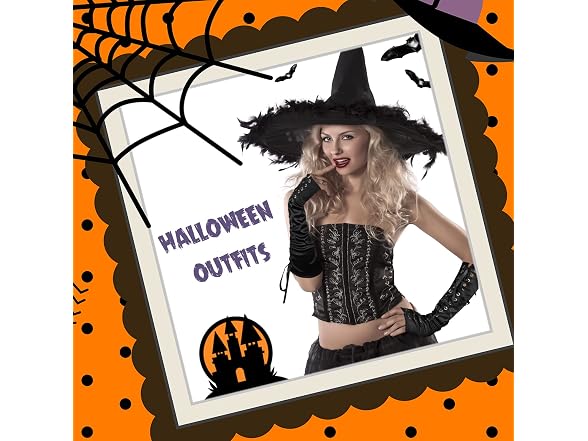 Geyoga (OS) Halloween Lace Fingerless Satin Party