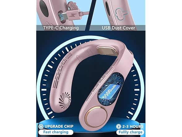 FWV Wearable Air Conditioner Neck Fan