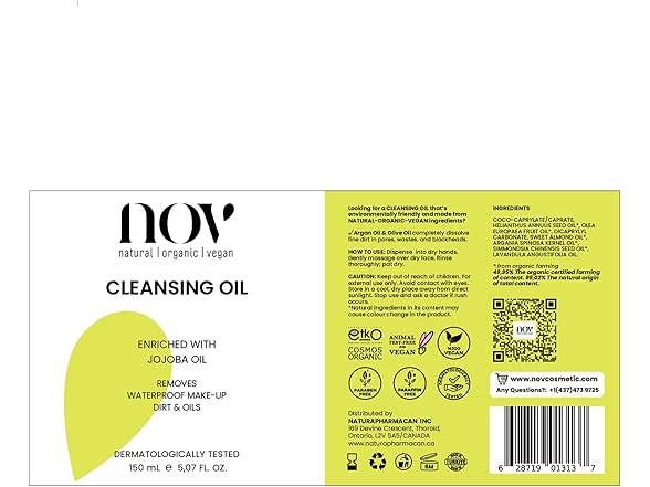 NOV Cleansing Oil - Facial Cleanser