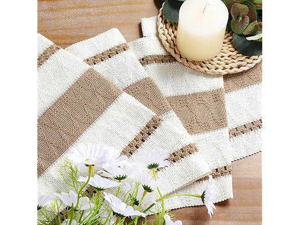 B-COOL Farmhouse Table Runner Macrame Décor