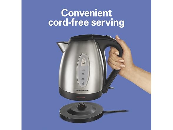 Hamilton Beach Electric Tea Kettle SS