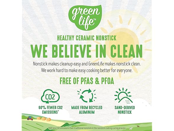 GreenLife Ceramic 15 Pc Cookware Set