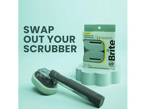 Brite Scotch Brite Fillable Dishwand