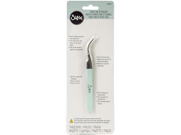 Sizzix Curved Fine Tip Tweezers for