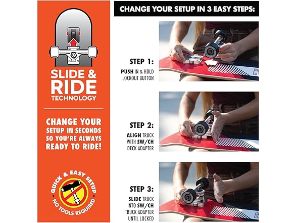 SWCH Board 3-in-1 Complete Skateboard