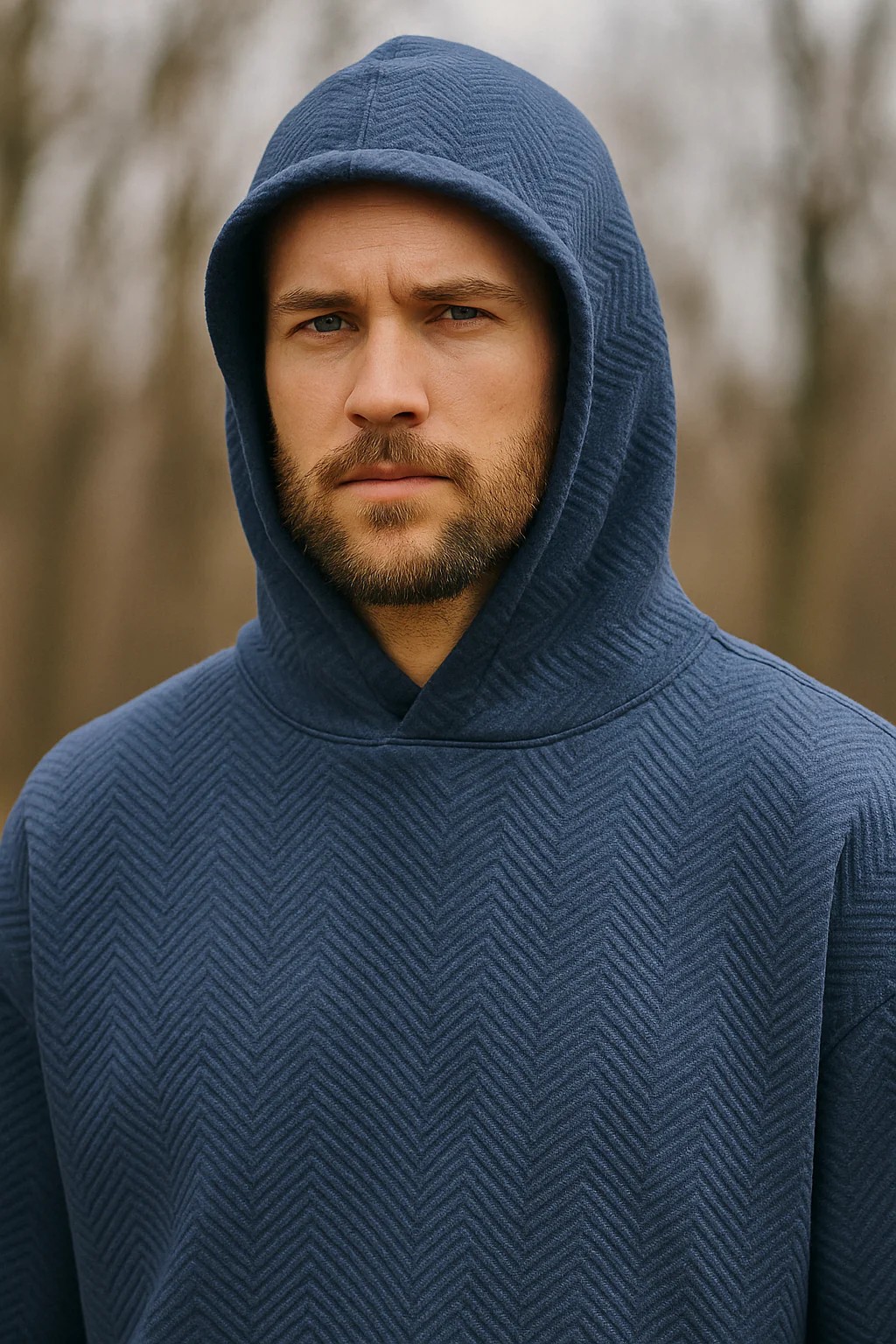 Mens Hoodie Heather Pullover Sweatshirt - Gallery 11