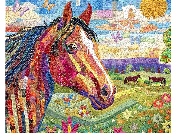 Springbok Patchwork Pony 1000 Piece Puzzle