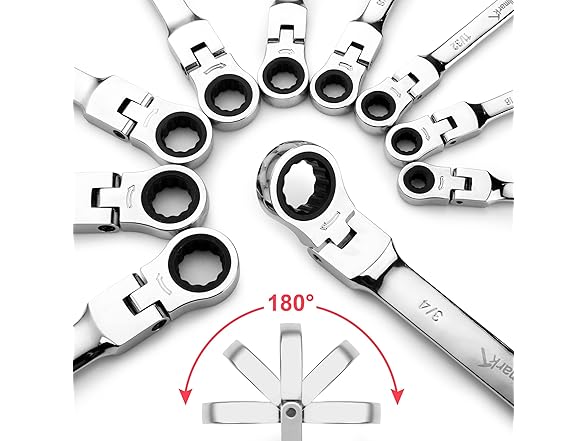 Towallmark Ratcheting Wrench Set 20pc