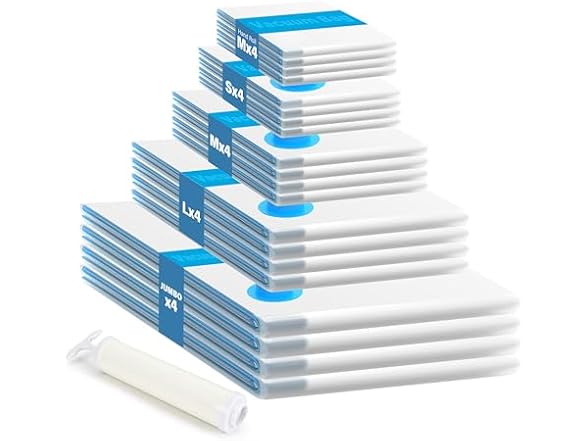 HealSmart Vacuum Storage Bags, 20 Pack