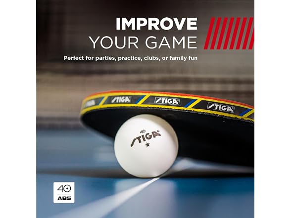 STIGA Ping Pong Balls – 6pk