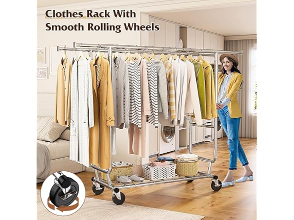 Raybee Clothes Rack Load 630LBS