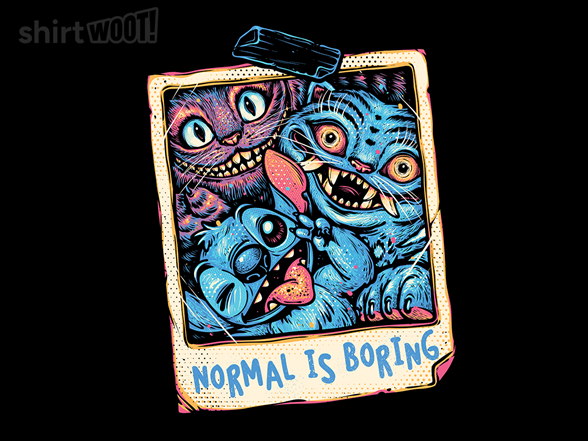 Normal Is Boring Polaroid