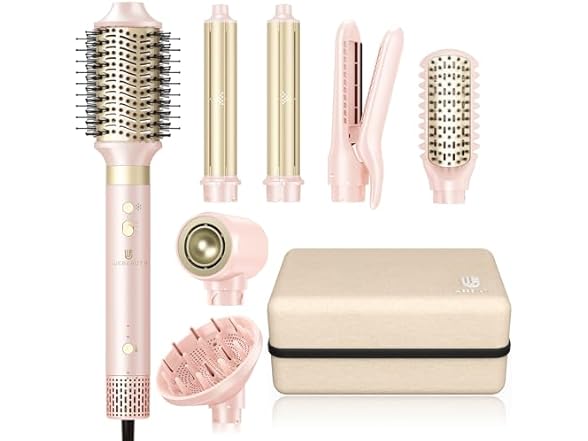 webeauty Hair Dryer Brush Pink