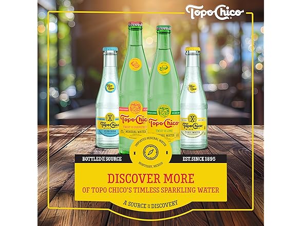 8PK Topo Chico Sabores Blueberry with Hibiscus