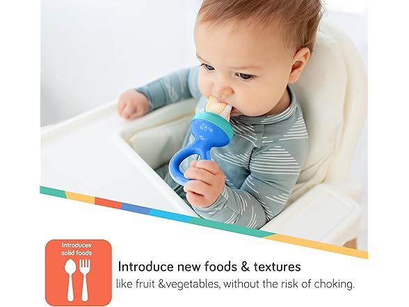Nuby Nibbler Mesh First Soft Foods Feeder, 2pk